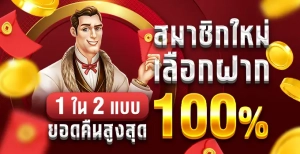 สมาชิกใหม่รับฟรี 100