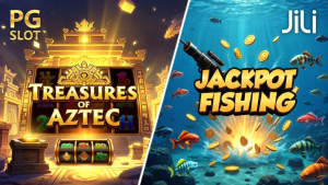 เปรียบเทียบสล็อต PG Treasures of Aztec และ JILI Jackpot Fishing เล่นเกมไหนดีสุด