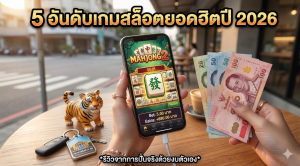 5 อันดับเกมสล็อตยอดฮิตปี 2026 รีวิวจากการปั่นจริงด้วยงบตัวเอง